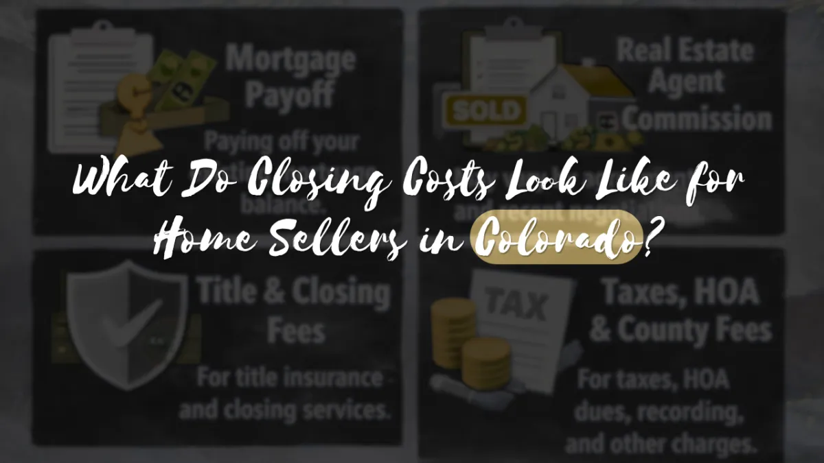 What Do Closing Costs Look Like for Home Sellers in Colorado?