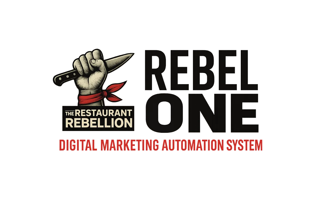 Logo Restaurant Rebellion Rebel One Digital Marketing Automation System