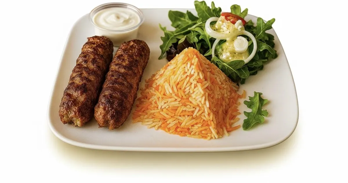 Mediterranean grill plate at Tabali Grillz in Charlottetown PEI