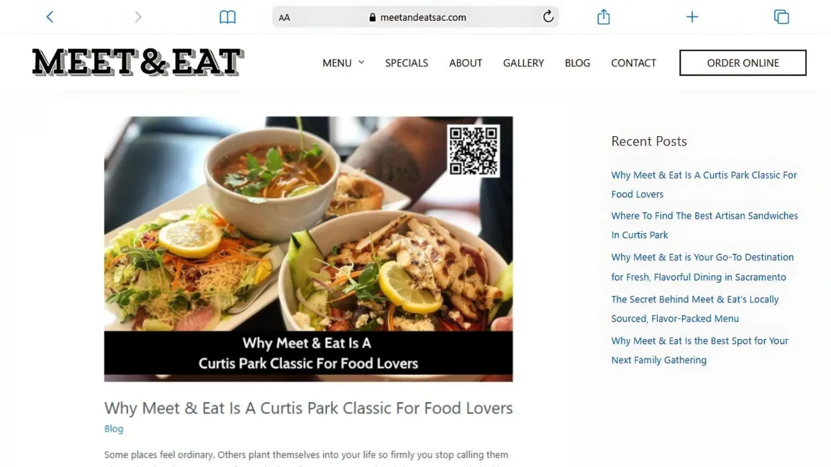 Meet & Eat - blog post