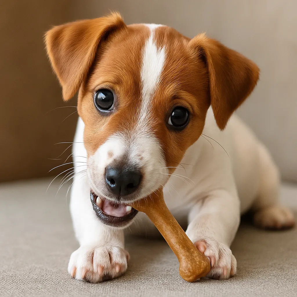 Cute Smooth Coat Tan and White Jack Russell Puppyna 