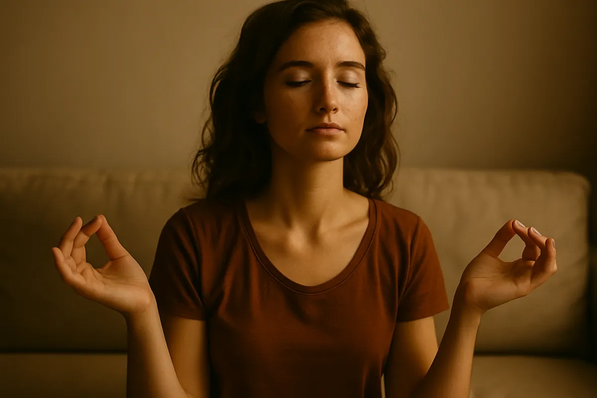 Her exit story doing a peaceful meditation