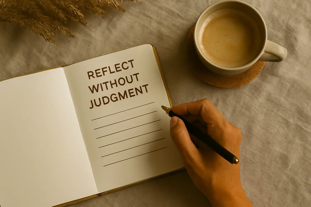 Her exit story, reflect with out judgement
