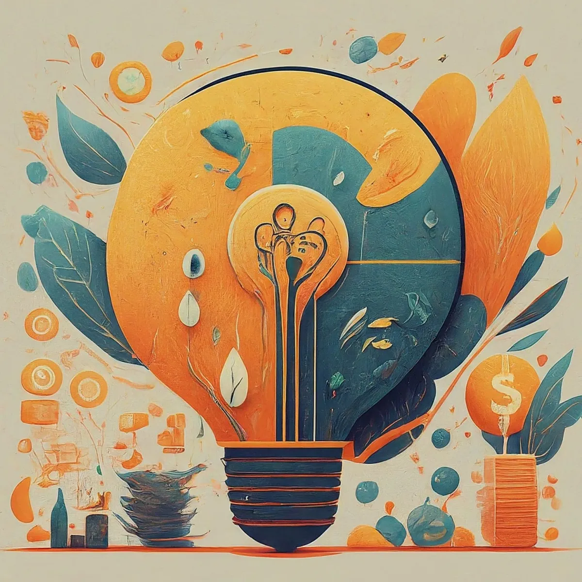 man holding incandescent bulb