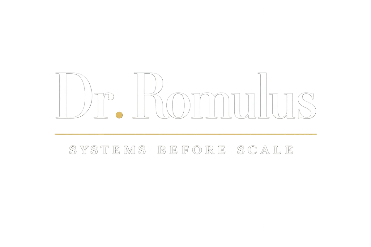 DRROMULUSMBA Logo