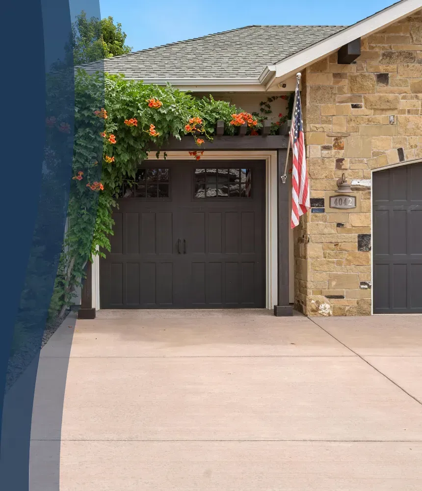 Driveway pressure washing service done by CanCo.