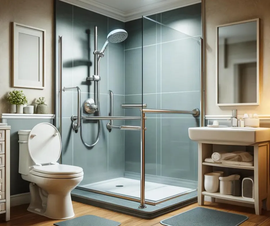 ADA compliant residential bathroom