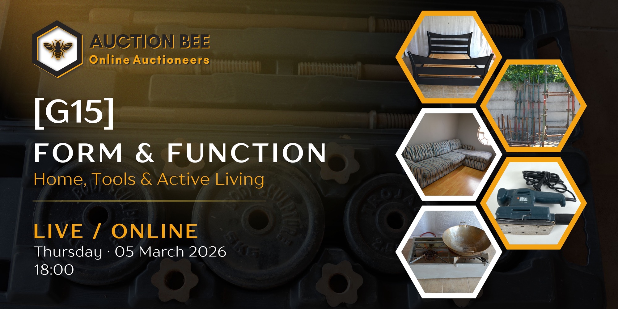 [G15] Form & Function - Home, Tools & Active Living Auction