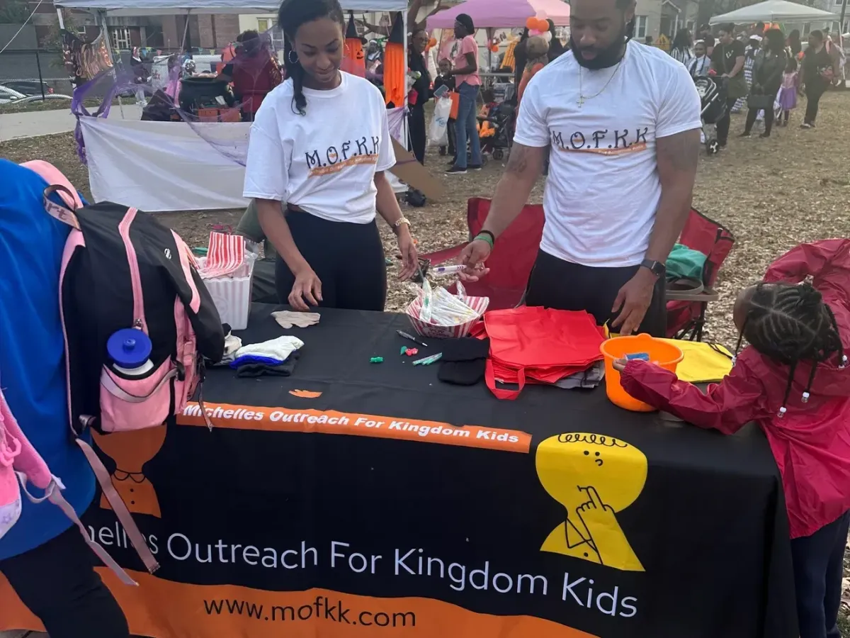 Diverse foster youth smiling together outdoors