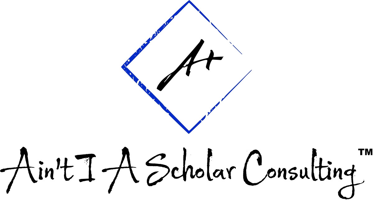 Ain't I A Scholar Logo
