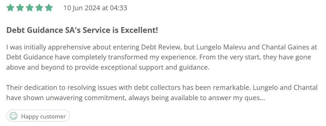 Debt Guidance Reviews