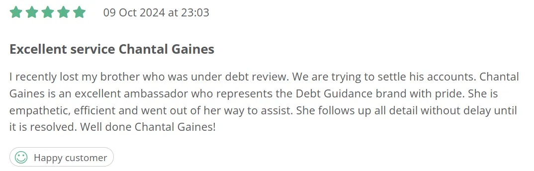 Debt Guidance Reviews