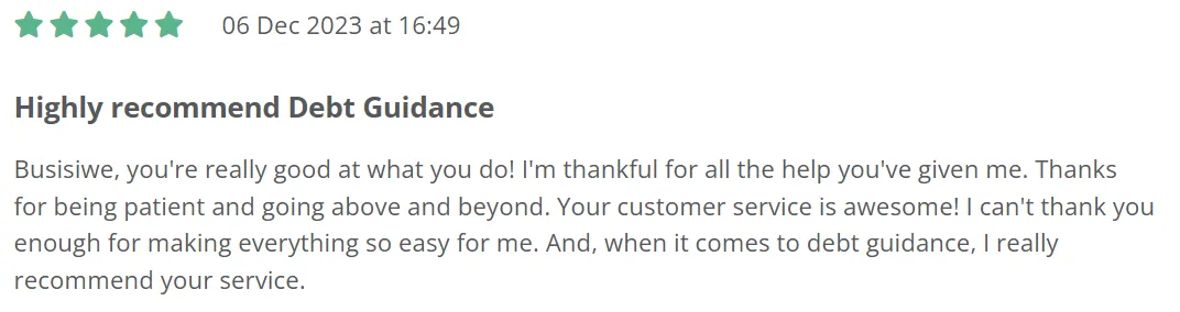 Debt Guidance Reviews