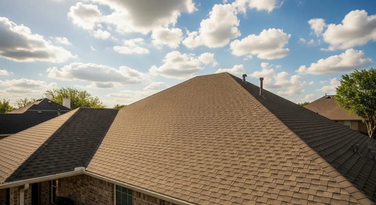 Completed emergency roof repair in Central Texas