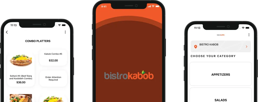 Screen App Bistro Kabob