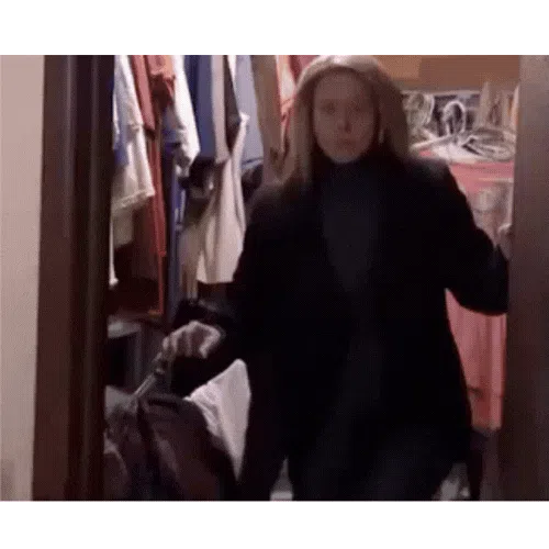 Lady stuck in piles of hoarding