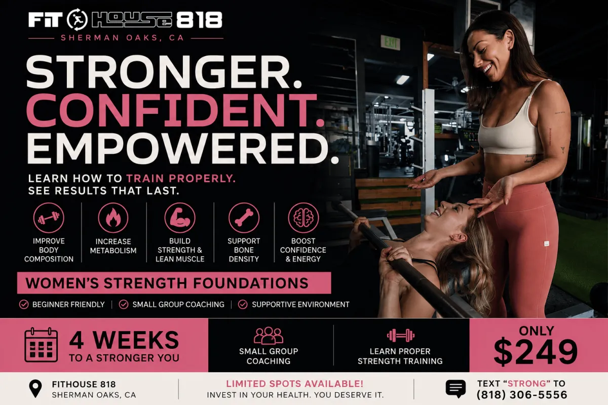 Women’s Strength Training in Sherman Oaks | Learn How To Train Properly | Fithouse 818