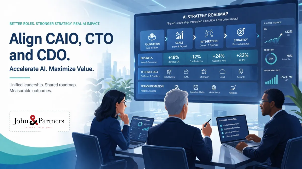CAIO và CTO — nhiều CEO đang nhầm lẫn hai vai trò này và trả giá bằng chiến lược sai