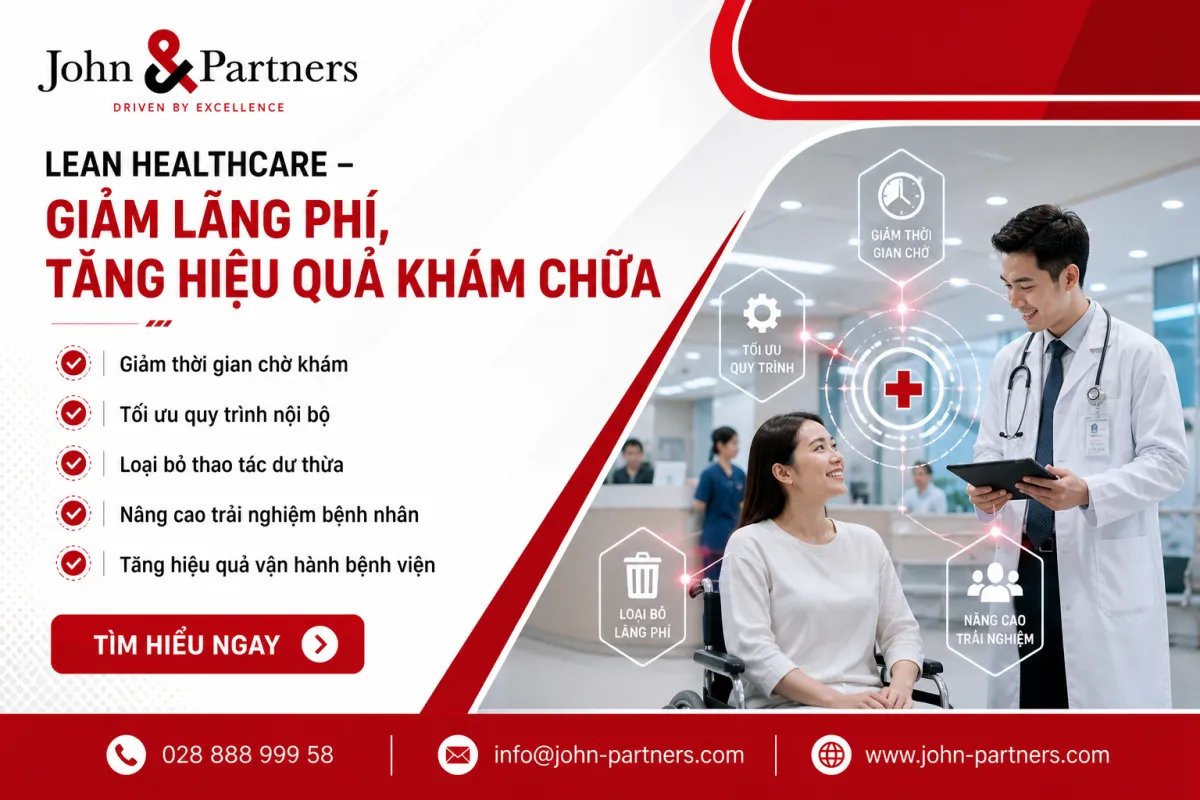 Lean Healthcare: Loại Bỏ Lãng Phí Vận Hành Để "Cứu Sống" Thời Gian Của Bệnh Nhân