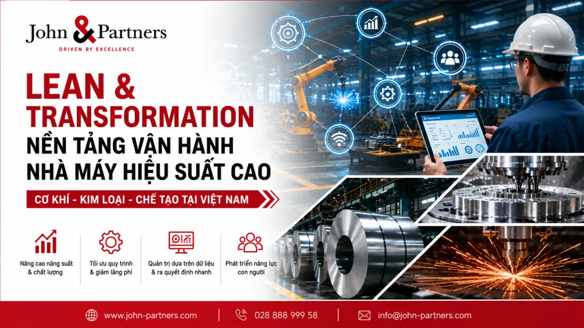 Manufacturing Transformation - Khi hiệu suất không còn là lựa chọn