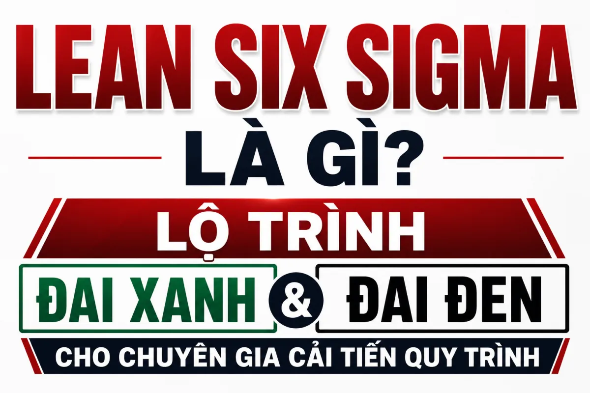 Lean Six Sigma Là Gì? Lộ Trình Đai Xanh Và Đai Đen Cho Chuyên Gia Cải Tiến Quy Trình