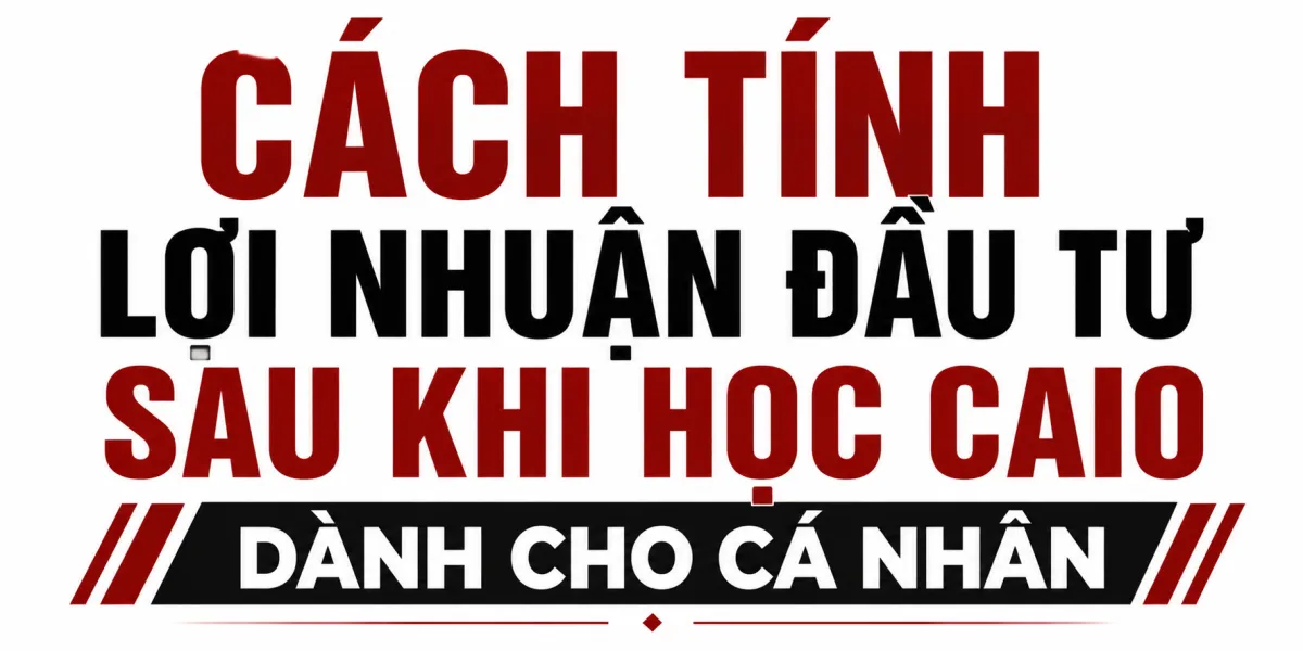 Cách Tính Lợi Nhuận Đầu Tư Sau Khi Học CAIO Dành Cho Cá Nhân