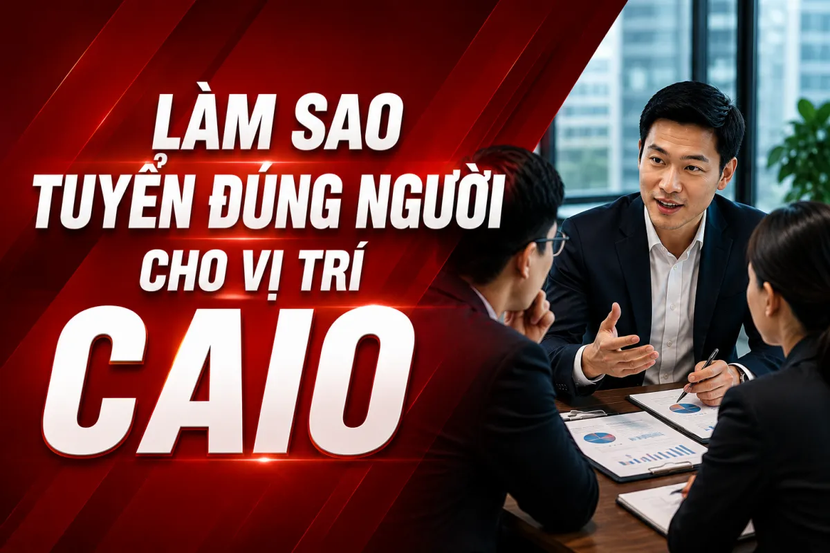 Làm Sao Tuyển Đúng Người Cho Vị Trí CAIO (Giám Đốc AI)?