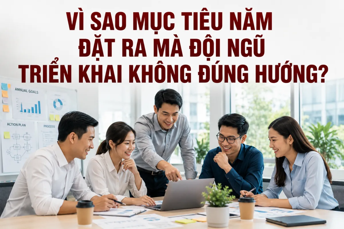 Vì Sao Mục Tiêu Năm Đặt Ra Mà Đội Ngũ Triển Khai Không Đúng Hướng?