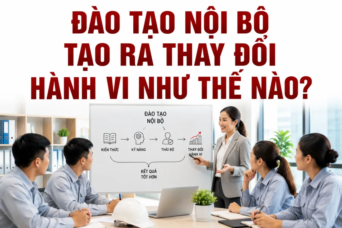 Đào Tạo Nội Bộ Tạo Ra Thay Đổi Hành Vi Như Thế Nào?