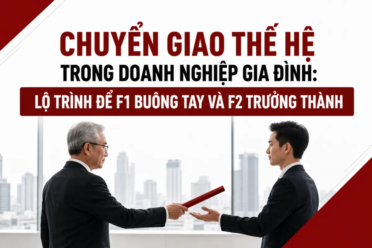Chuyển Giao Thế Hệ Trong Doanh Nghiệp Gia Đình: Lộ Trình Để F1 Buông Tay Và F2 Trưởng Thành