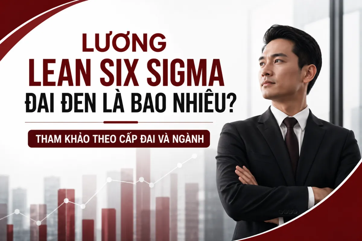Lương Lean Six Sigma Đai Đen Là Bao Nhiêu? Tham Khảo Theo Cấp Đai Và Ngành