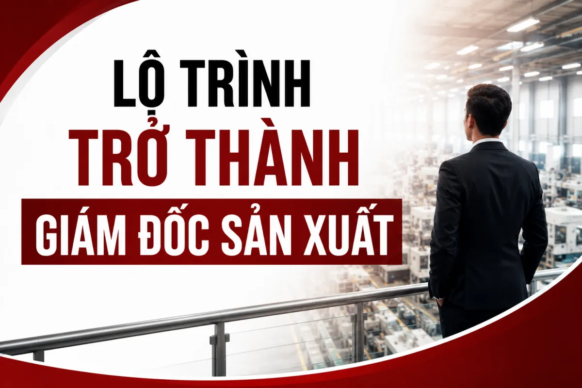 LỘ TRÌNH TRỞ THÀNH GIÁM ĐỐC SẢN XUẤT