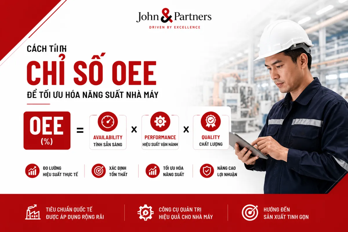 Cách tính chỉ số OEE