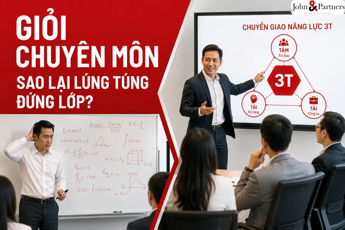 Nhân sự giỏi chuyên môn lại "lúng túng" khi đứng lớp truyền đạt cho người mới?
