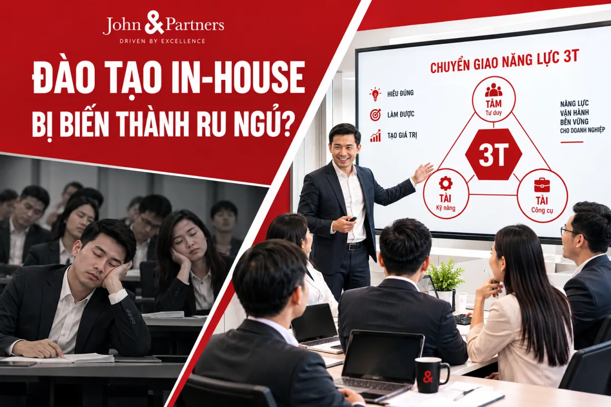đào tạo nội bộ (In-house) đang bị biến thành những buổi thuyết trình ru ngủ, kỹ năng đào tạo cấp cao, Trainer Mastery Advance, giảng viên nội bộ