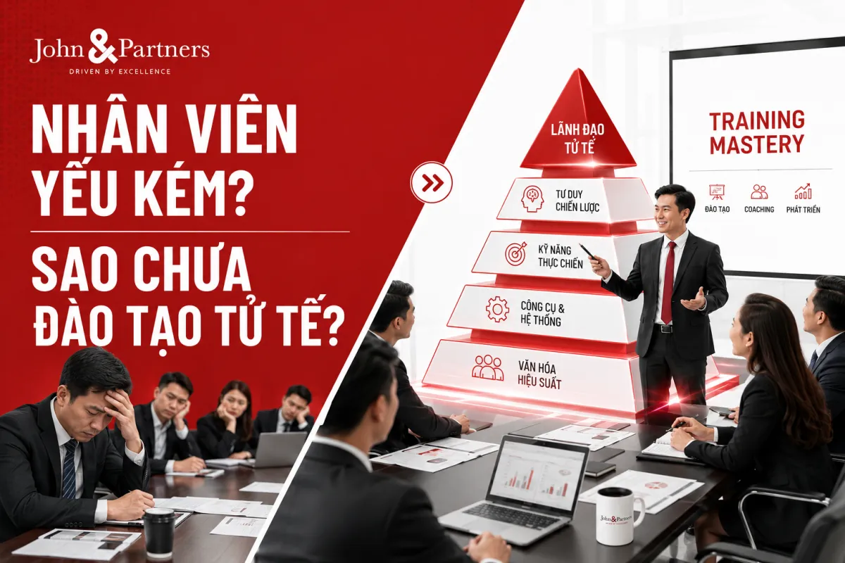 Lãnh đạo phàn nàn nhân viên làm không tốt, nhưng chưa từng dành ra 1 giờ để đào tạo tử tế