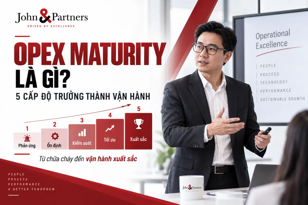 OPEX MATURITY LÀ GÌ? 5 CẤP ĐỘ TRƯỞNG THÀNH VẬN HÀNH CỦA DOANH NGHIỆP