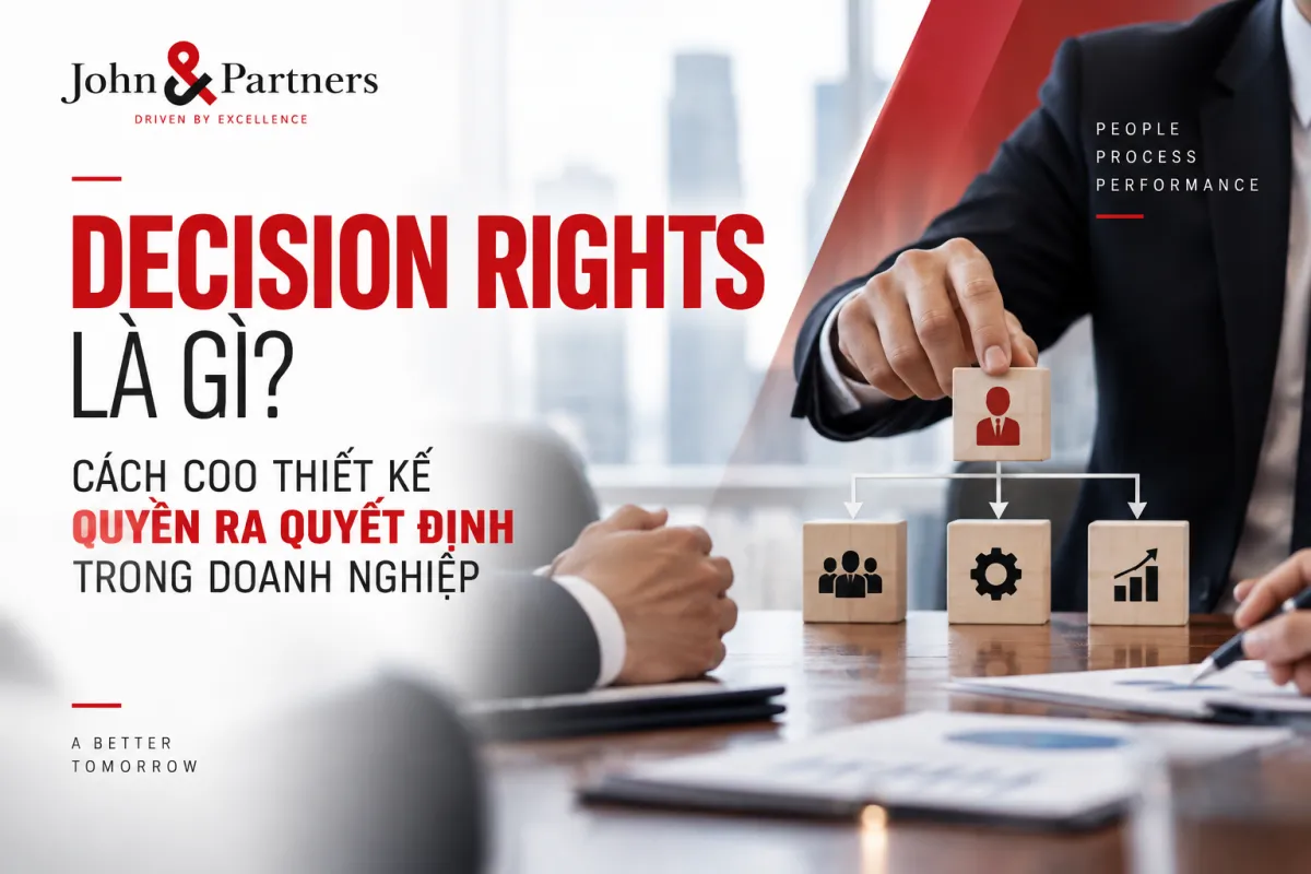 DECISION RIGHTS LÀ GÌ? CÁCH COO THIẾT KẾ QUYỀN RA QUYẾT ĐỊNH TRONG DOANH NGHIỆP