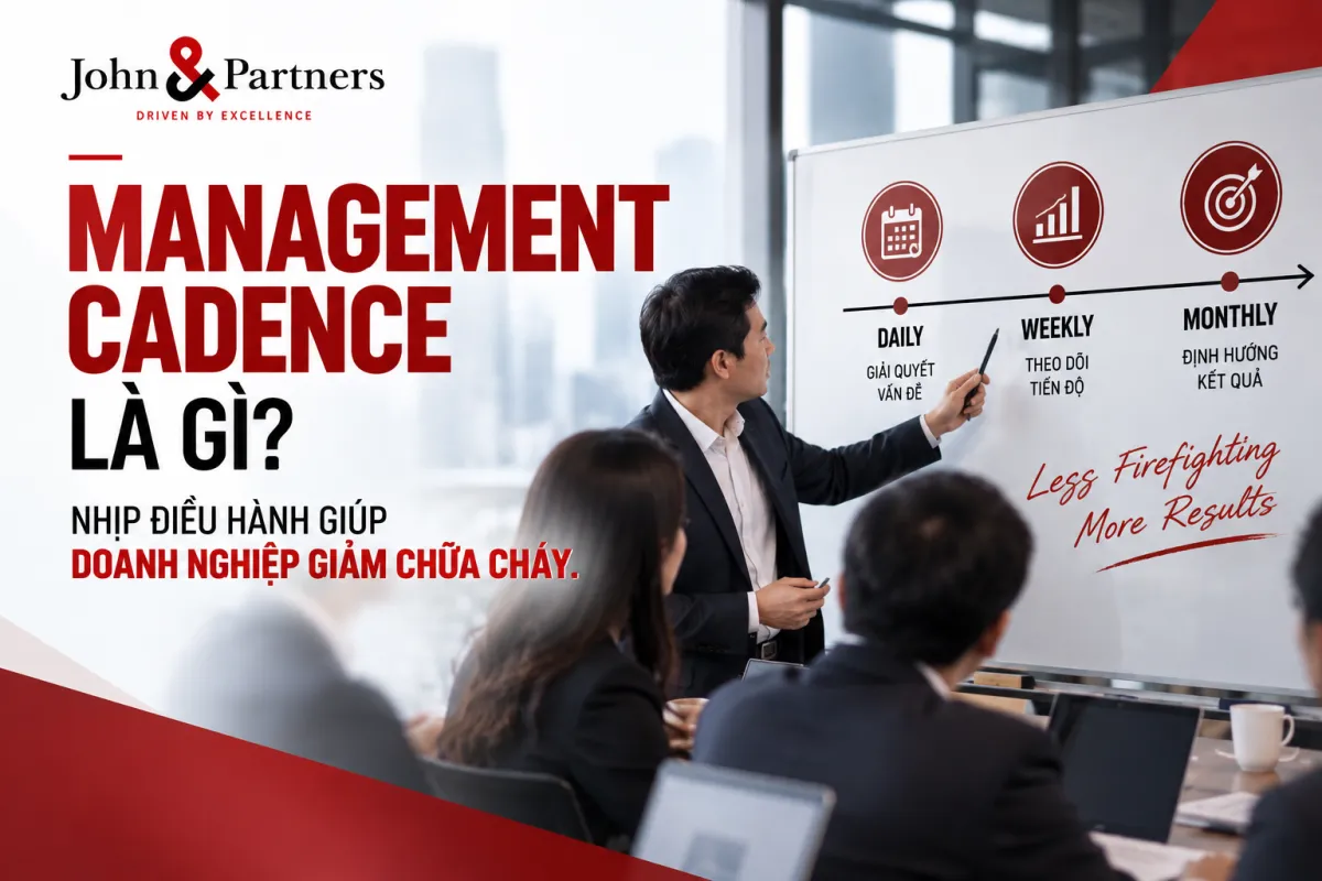 MANAGEMENT CADENCE LÀ GÌ? NHỊP ĐIỀU HÀNH GIÚP DOANH NGHIỆP GIẢM CHỮA CHÁY