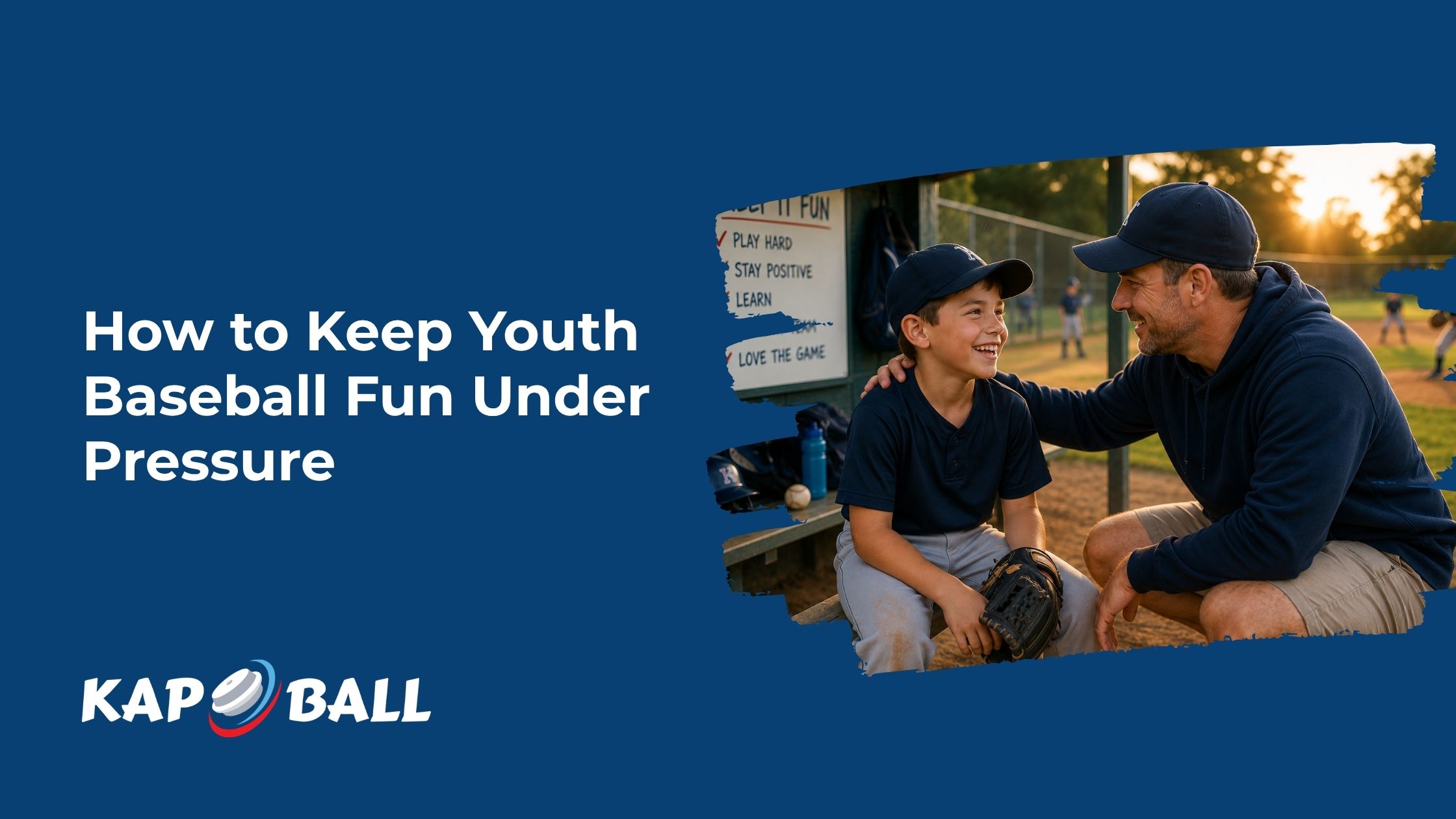 How to Keep Youth Baseball Fun Under Pressure