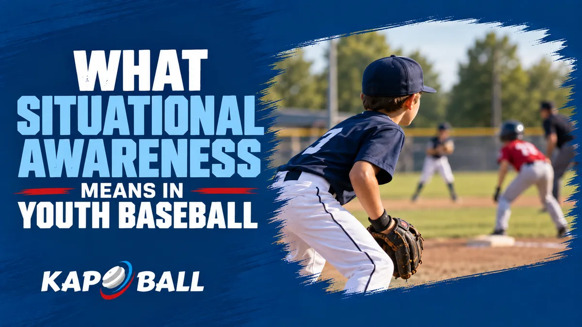 What Situational Awareness Means in Youth Baseball