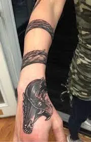 snake arm tattoo, cobra tattoo, forearm tattoot, attoo Las Veg