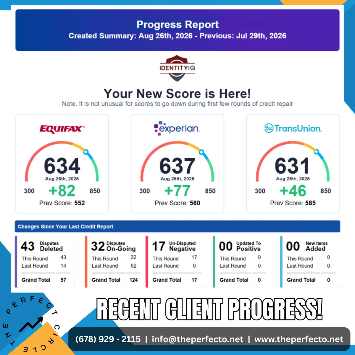 Client progress report 9
