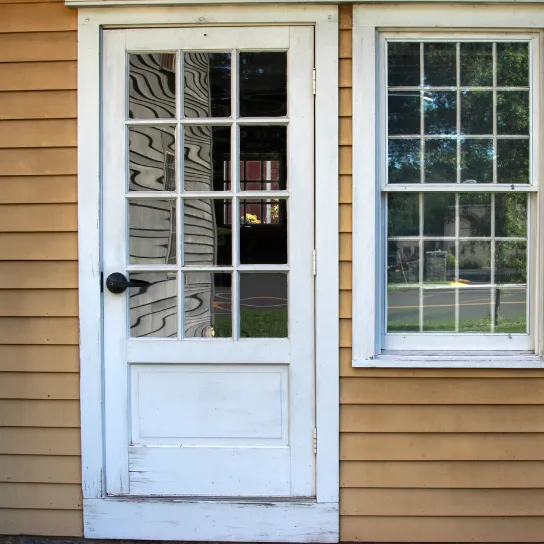 Half Glass Half Panel uPVC Doors