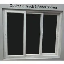 uPVC 3-Panel Sliding Windows