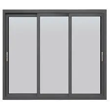 Aluminum 3-Panel Sliding Windows