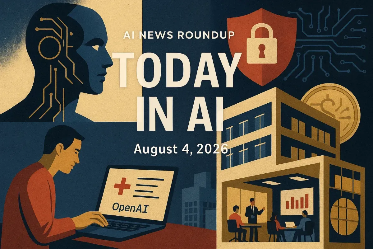 AI News Roundup for August 4, 2026: Today’s Biggest AI, Policy and Market Updates