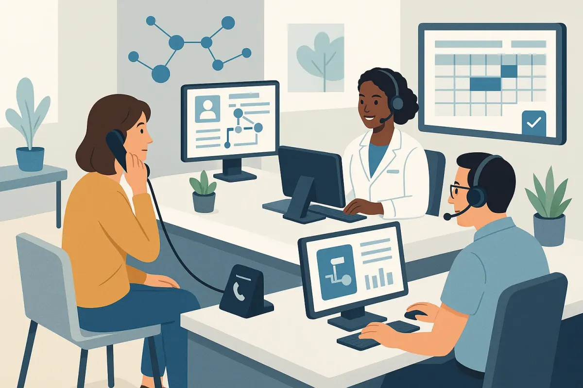 Orchestrating Voice and Digital Patient Access: Predictive Routing, SLOs & Governance