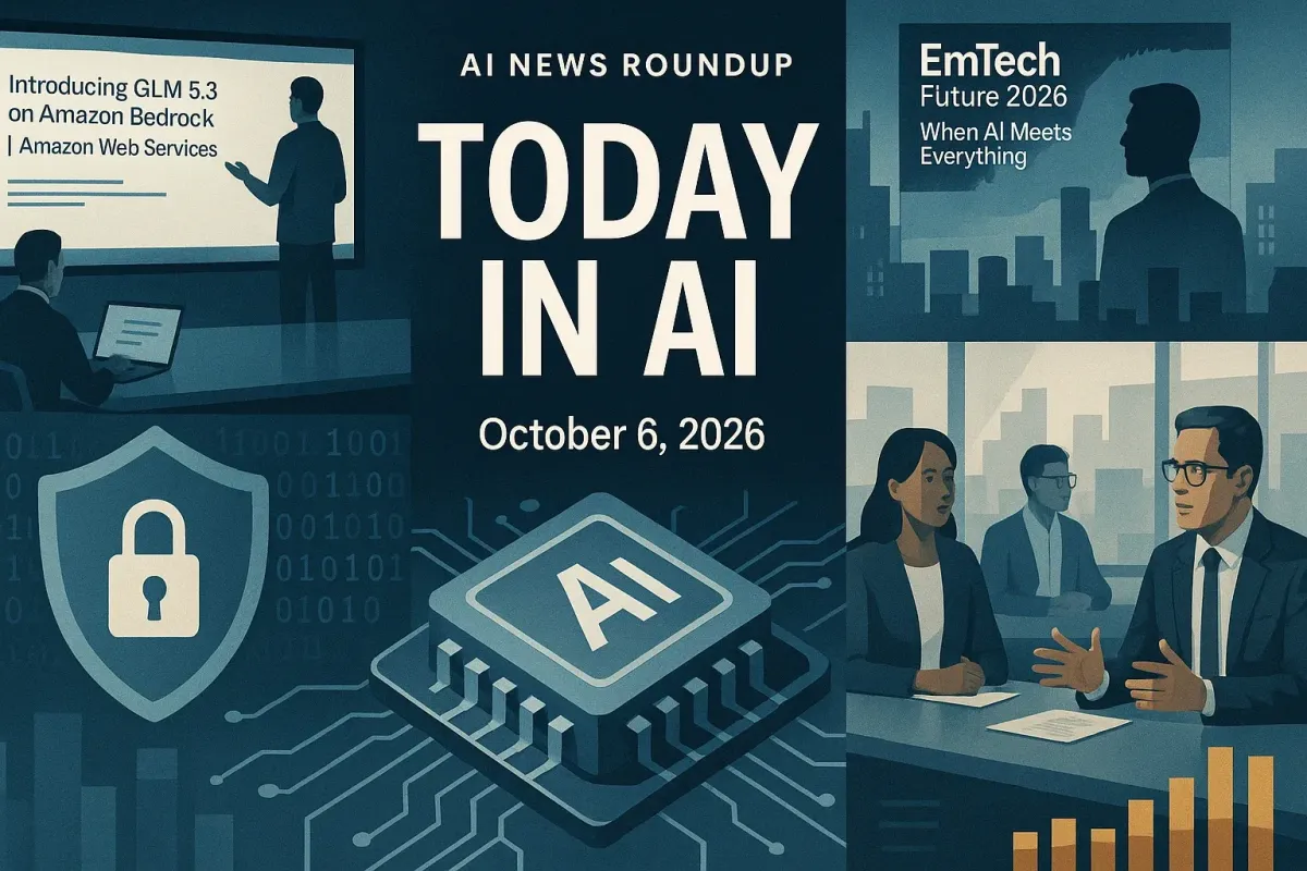 AI News Roundup for October 6, 2026: Today’s Biggest AI, Policy and Market Updates