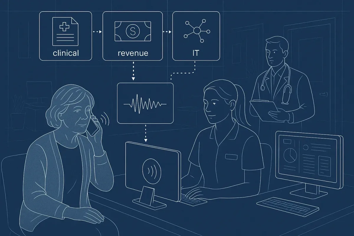 Operating Model for Voice AI‑Led Patient Access: Clinical, Revenue & IT Alignment